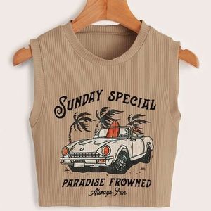 Tan crop t-shirt